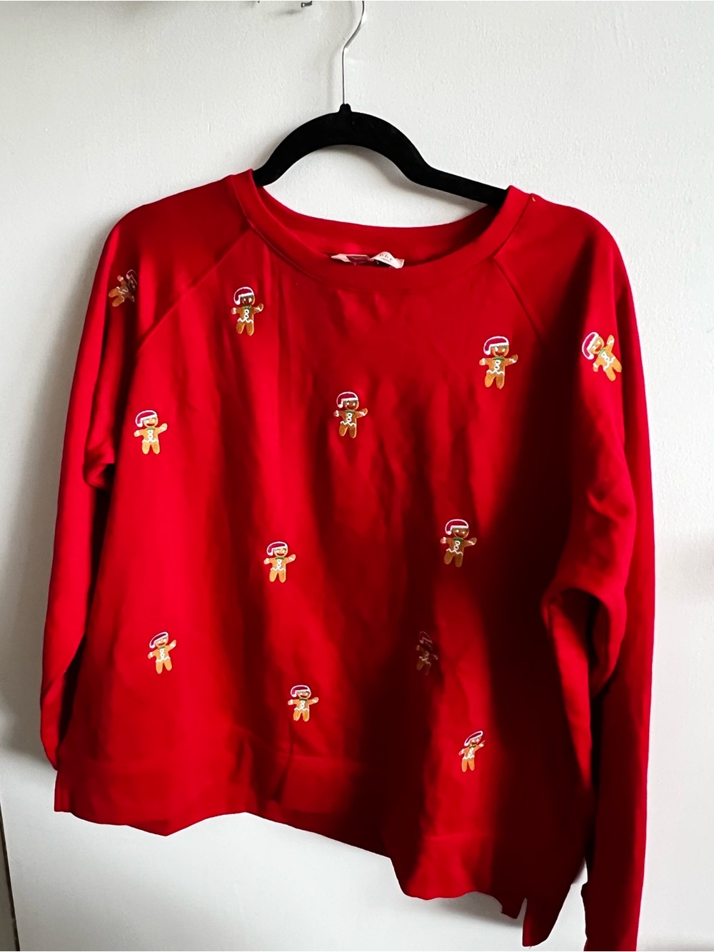 Red Gingerbread Crewneck Sweatshirt